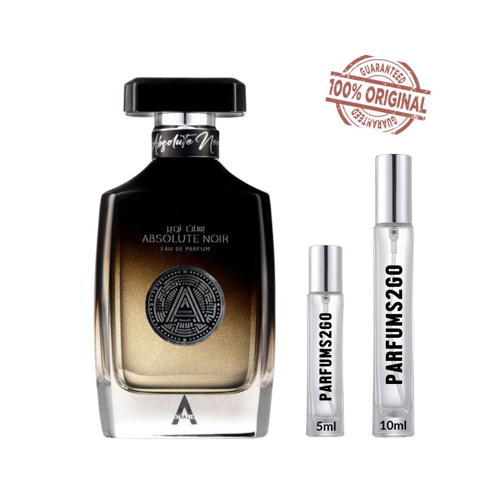 Atralia Absolut Noir Eau De Parfum EDP For Men Decant 0.3 oz / 10 ml