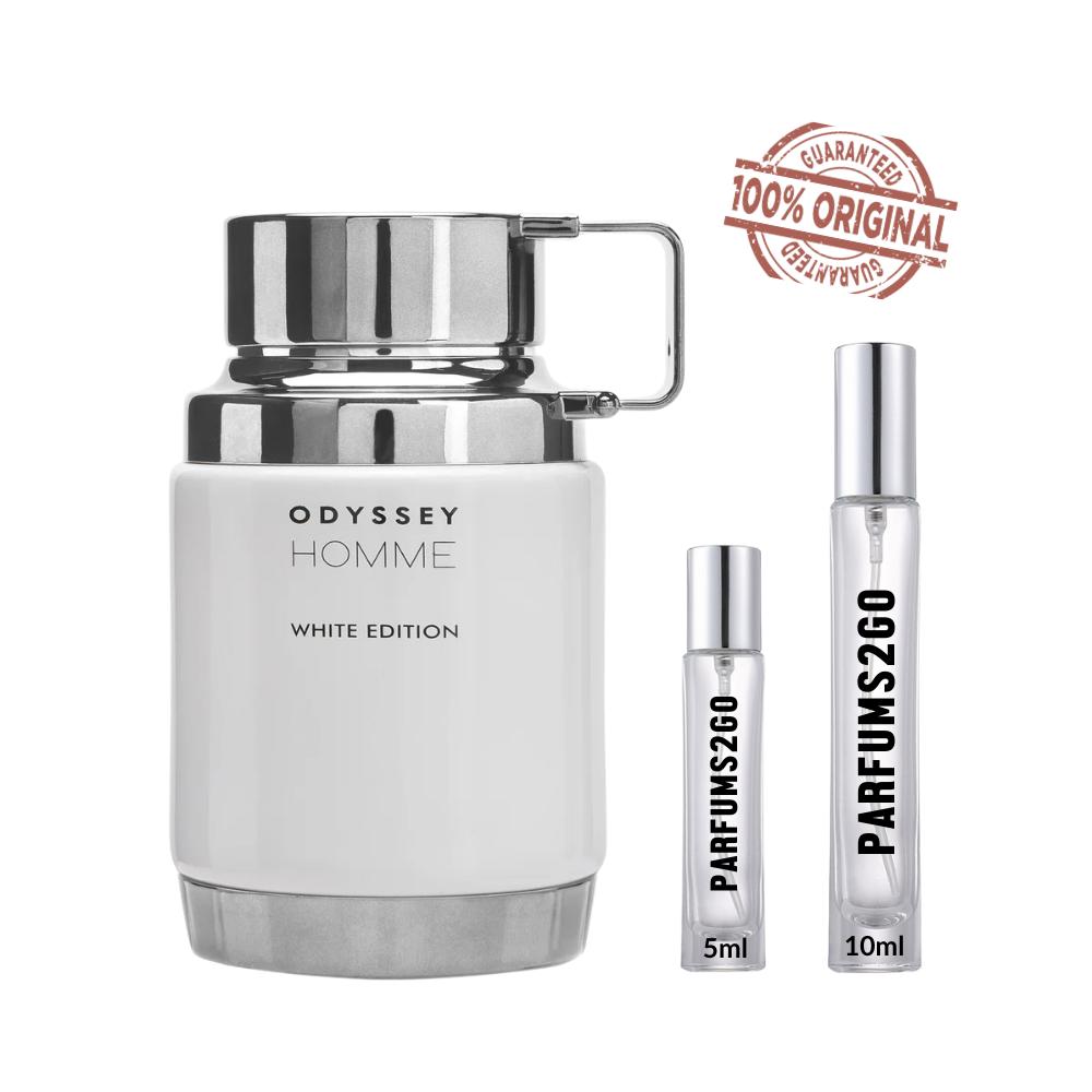 Armaf Odyssey Homme White Edition Eau De Parfum EDP For Men Decant 0.3 oz / 10 ml